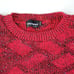 Vintage Tony Lambert Women's Red Diamond Knit Sweater Size L