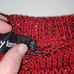 Vintage Tony Lambert Women's Red Diamond Knit Sweater Size L