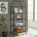 Better Homes & Gardens 71 Nola 5 Shelf Etagere Bookcase, Black Finish