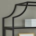 Better Homes & Gardens 71 Nola 5 Shelf Etagere Bookcase, Black Finish