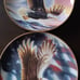 Franklin Mint Wing of Mayesty and The American Eagle collectors plats.