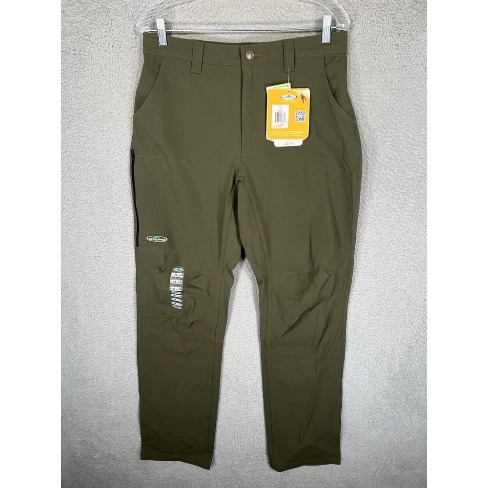 Arborwear Canopy Pants Mens 32x36 Green High Performance Repel Stretch Hiking