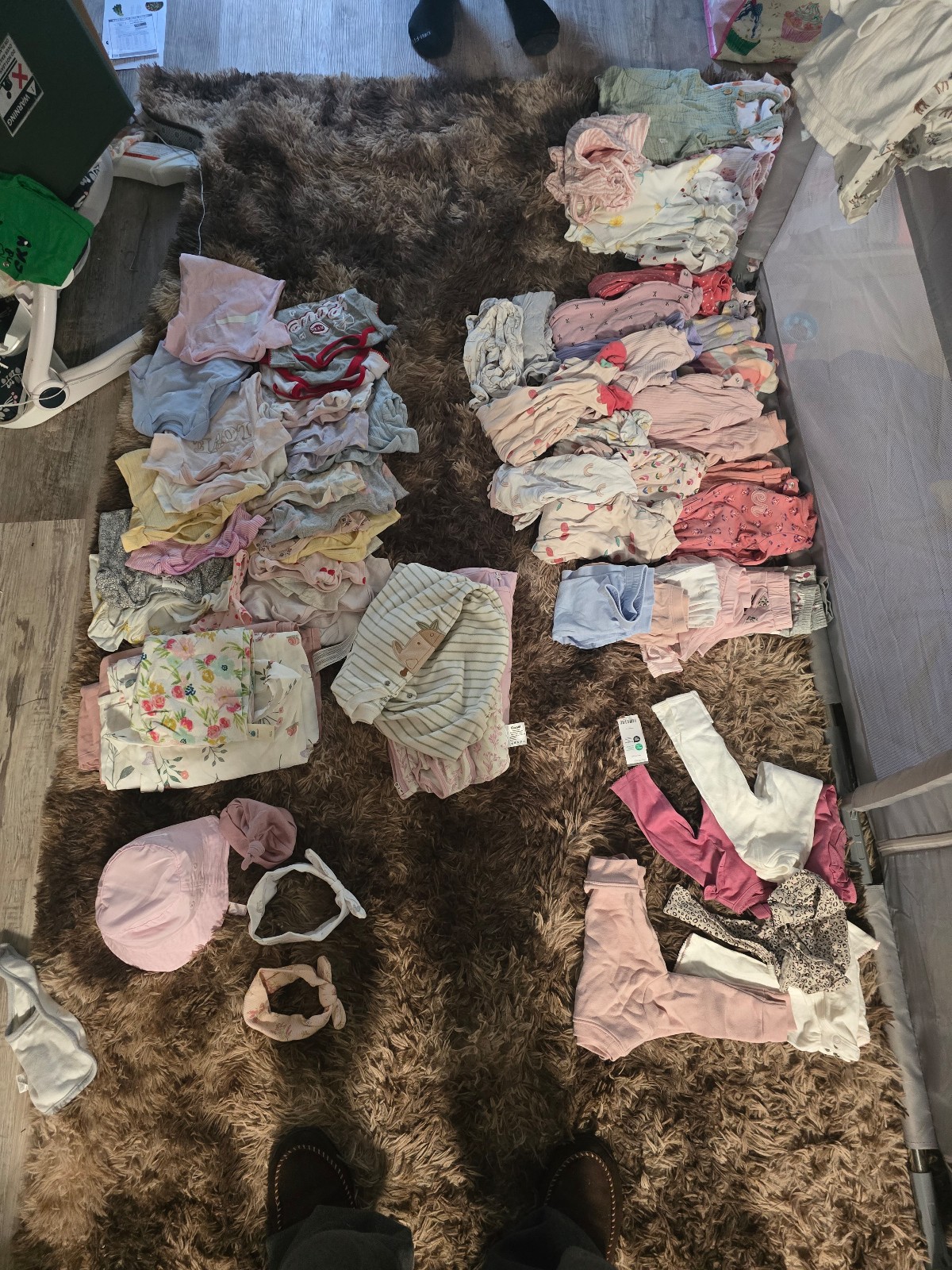 HUGE Baby Girl Clothing Bundle – 3–6 Months – 79 Pieces! Nike, Children’s Pla