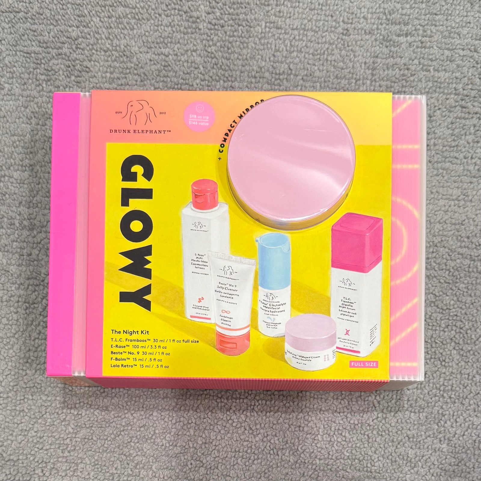 Drunk Elephant Glowy Night Kit
