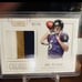 Joe Flacco national treasures games used ravens numbered patch