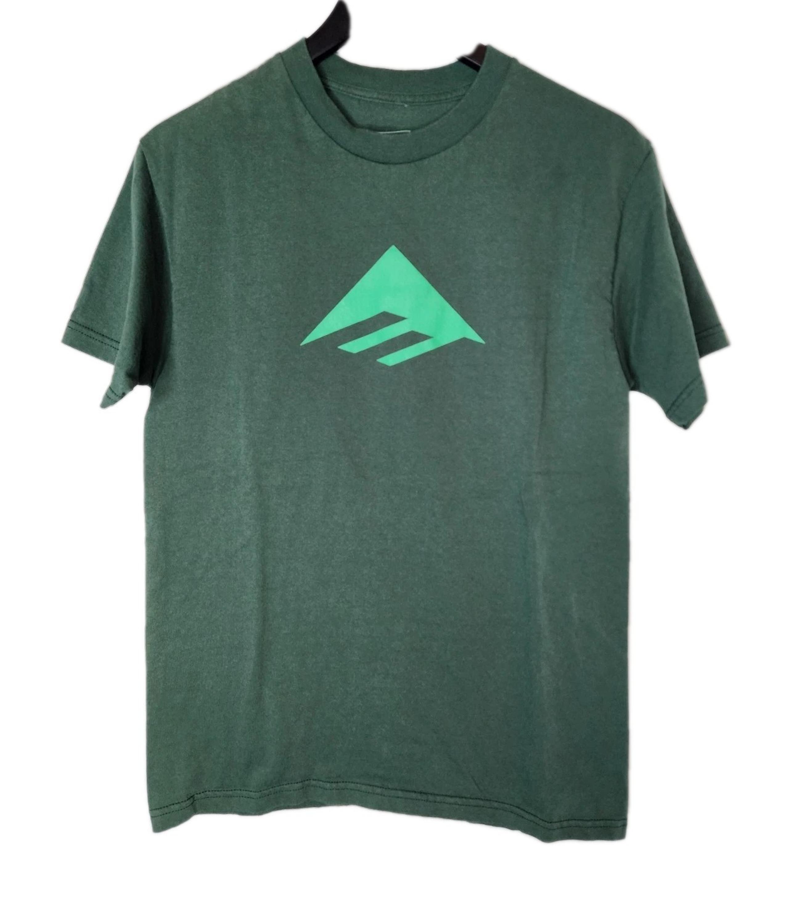 Emerica Green Skateboard Logo T-shirt Size Medium