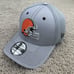 Cleveland Browns Hat New Era 39THIRTY Flex S/M Gray Mesh Team Neo Patch Cap NWT