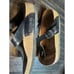 Birkenstock Gizeh glossy black sandals size 7 (38) regular width