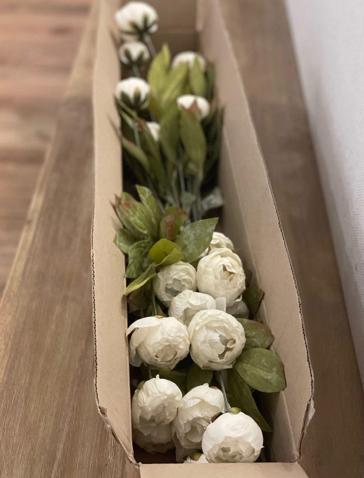 16 pack: Cream Peony Stems by Ashland