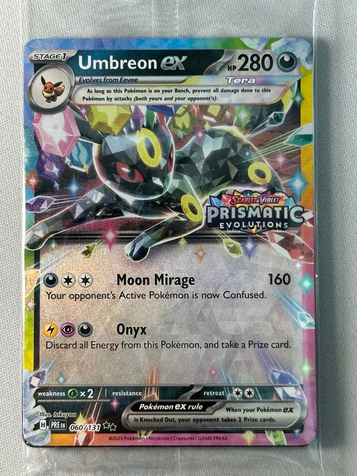 Umbreon ex 060/131 - Prismatic Evolutions Set Stamp Promo