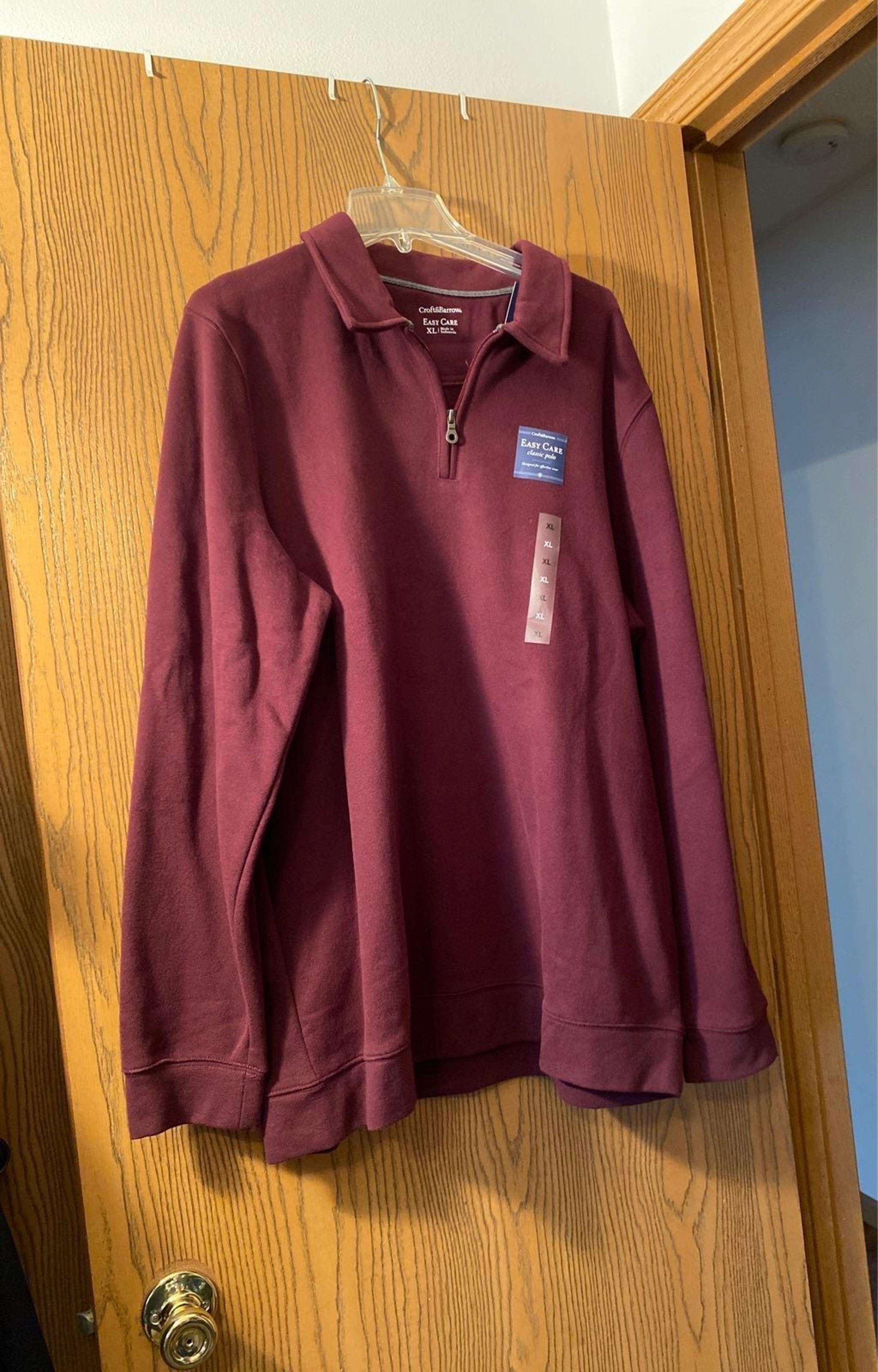 New men's Croft & Barrow pullover