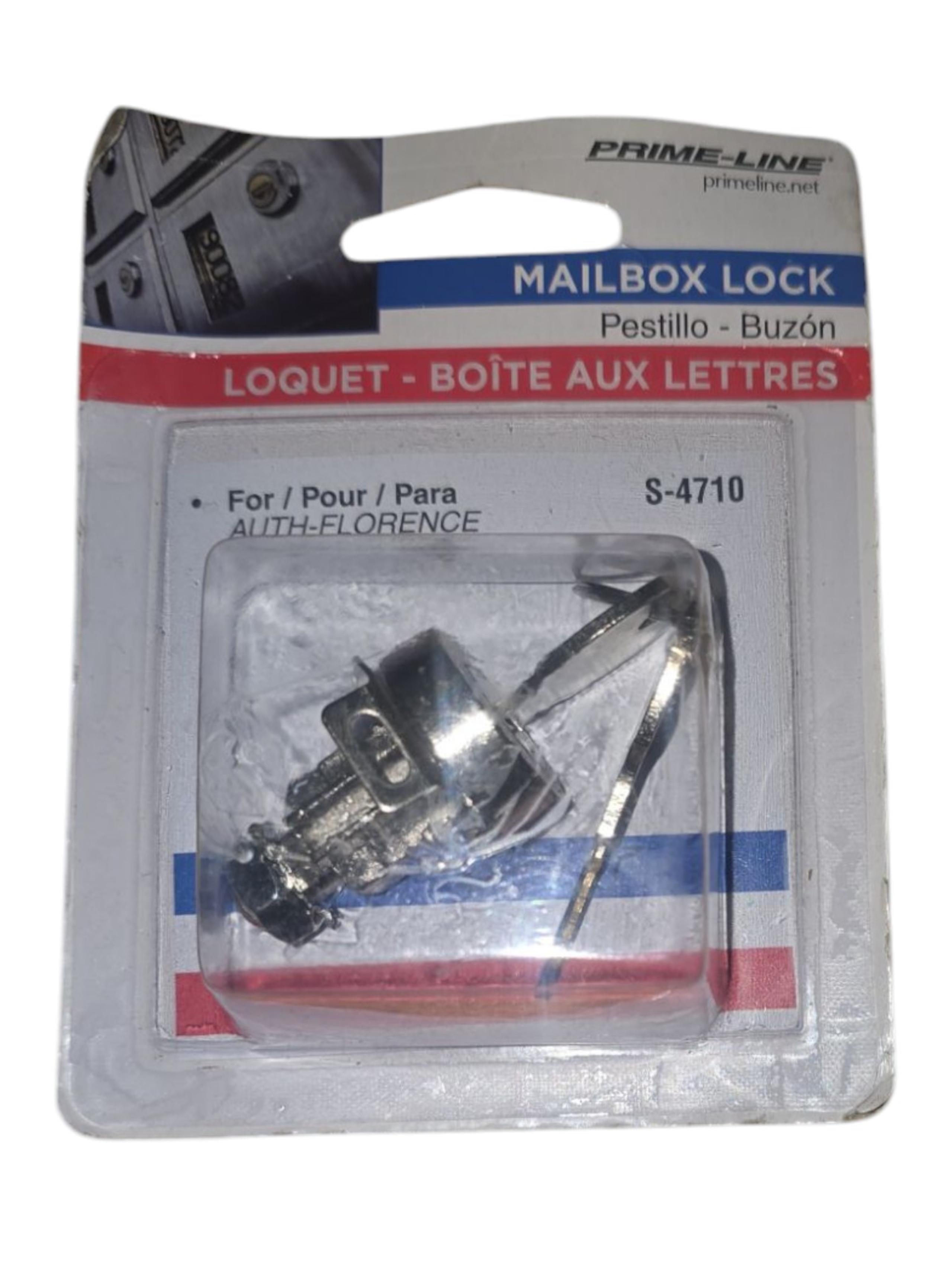 1 in. Dia Face, Mailbox Lock