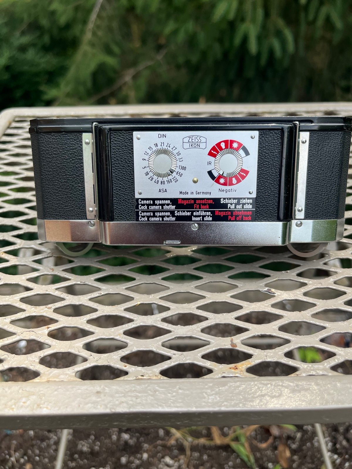 Zeiss Ikon Interchangeable Film Back Magazine for Contarex 35mm SLR