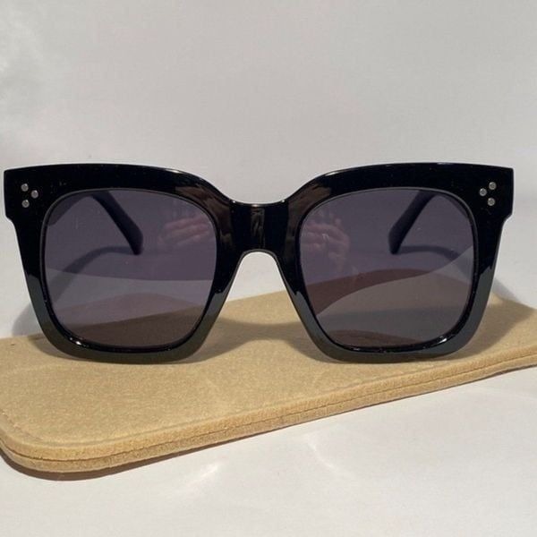 Black Square Oversized Sunglasses NWOT