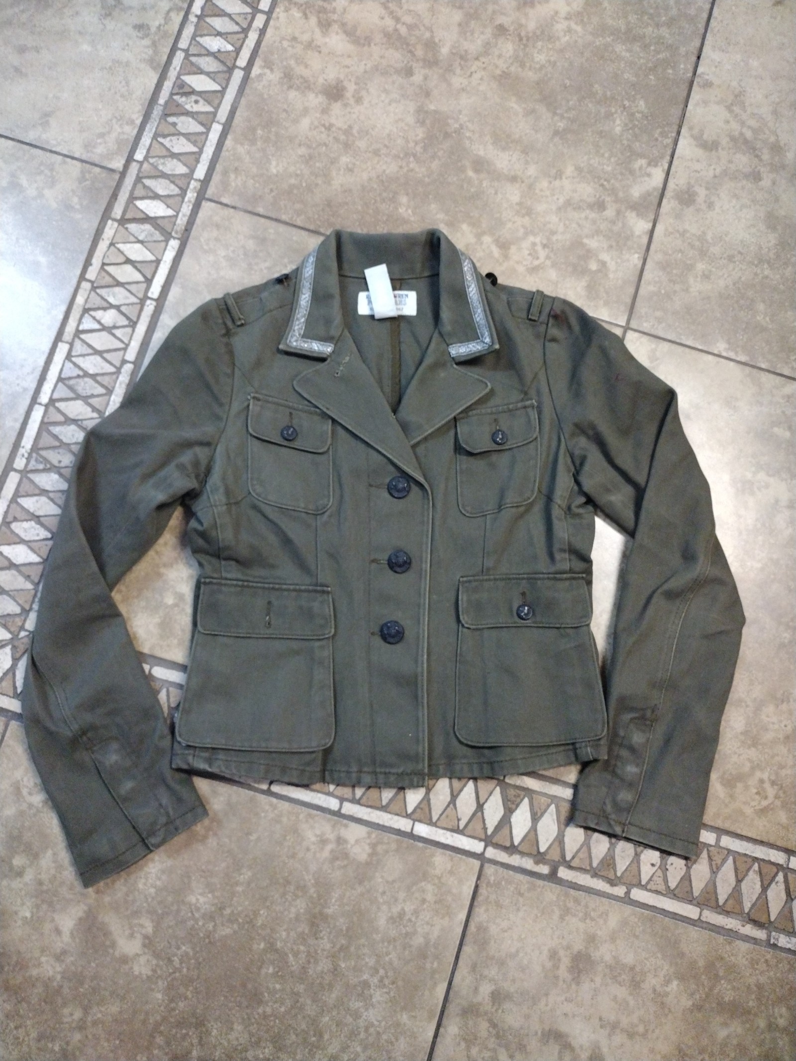Vintage Ralph Lauren polo jeans military jacket for women size M