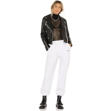 NWT L'AGENCE Sheer Turtleneck Sweater XS Black