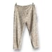 Ellie Womens Organic Dots Pull On Capri Pants Moonlight And Black Large NWT