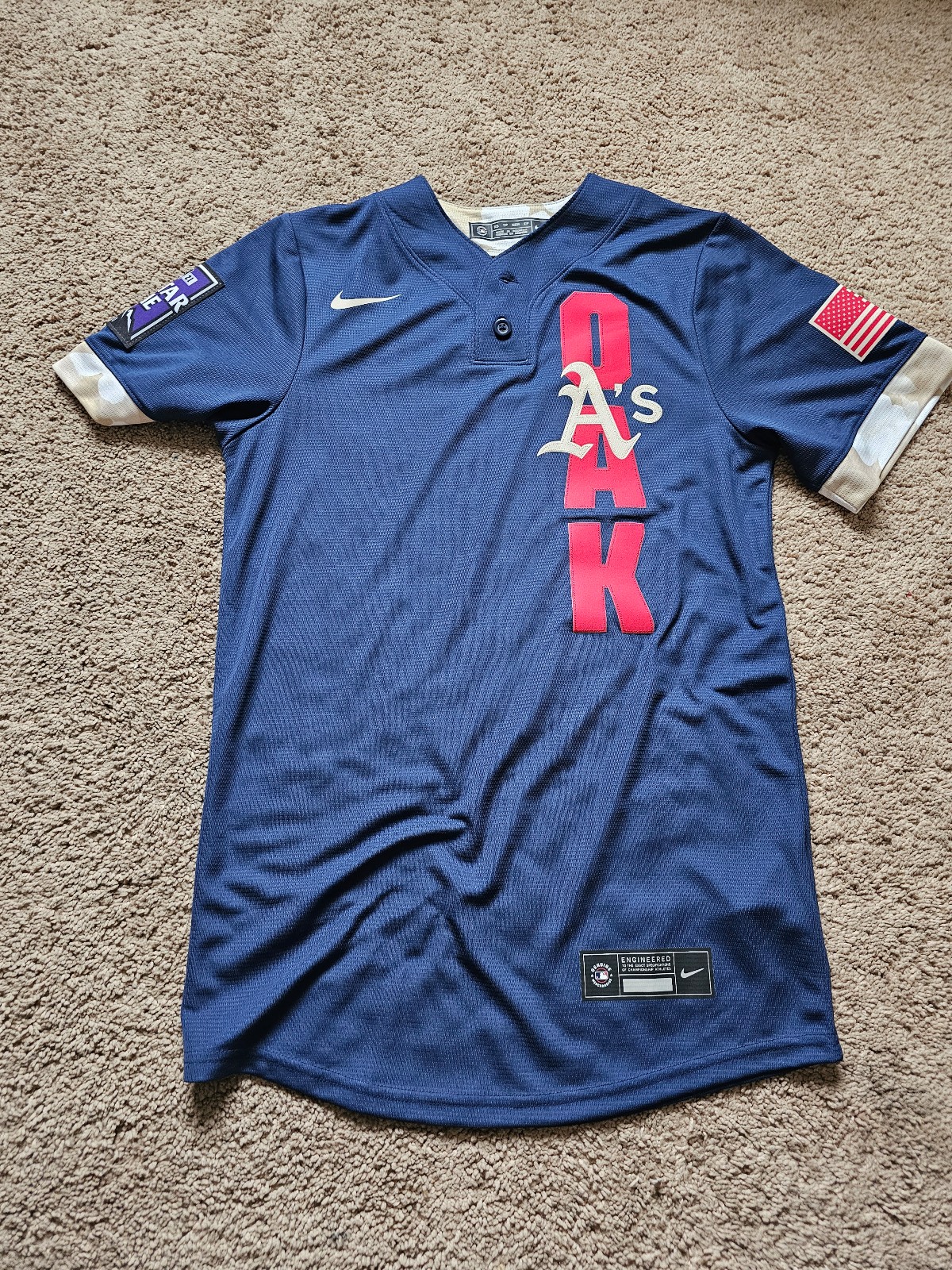 2021 All Star Game Oakland A’s Jersey Size XS Nike American League MLB Rare