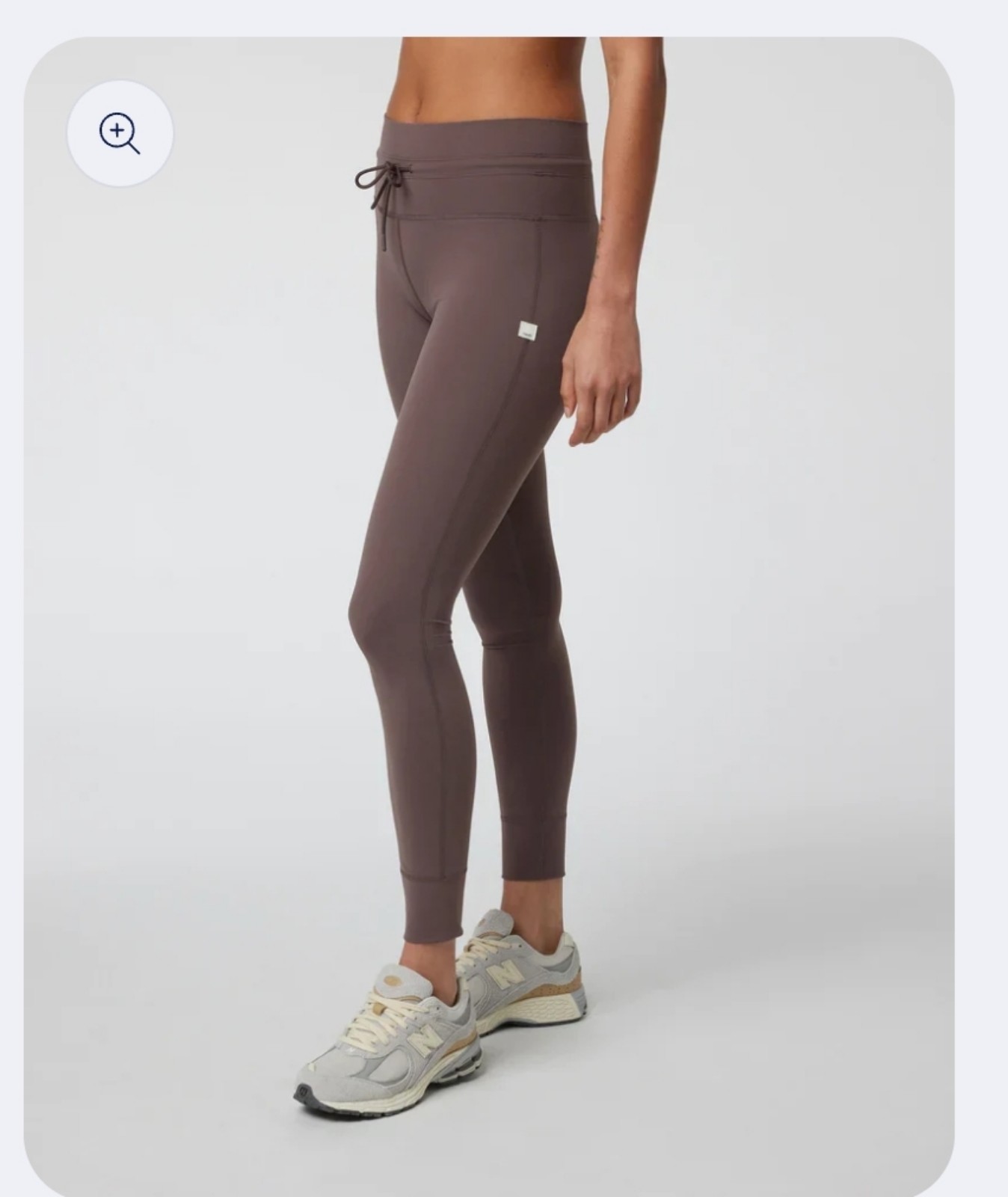 Vuori Daily Legging XS Long 27 inseam Chocolate Brown