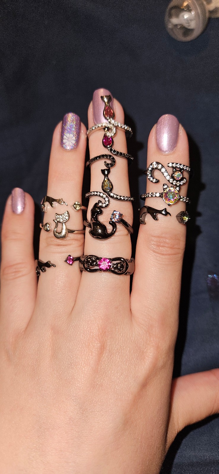 Fragrant jewels rings