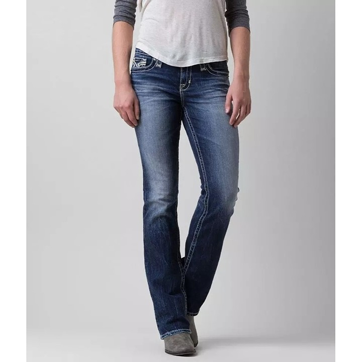 Big Star Maddie Boot Stretch Jean Size 27R Medium Wash