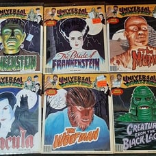Universal Studios Monsters 1992 Iron On Transfer Lot of 6 by Joy NIP Collectible