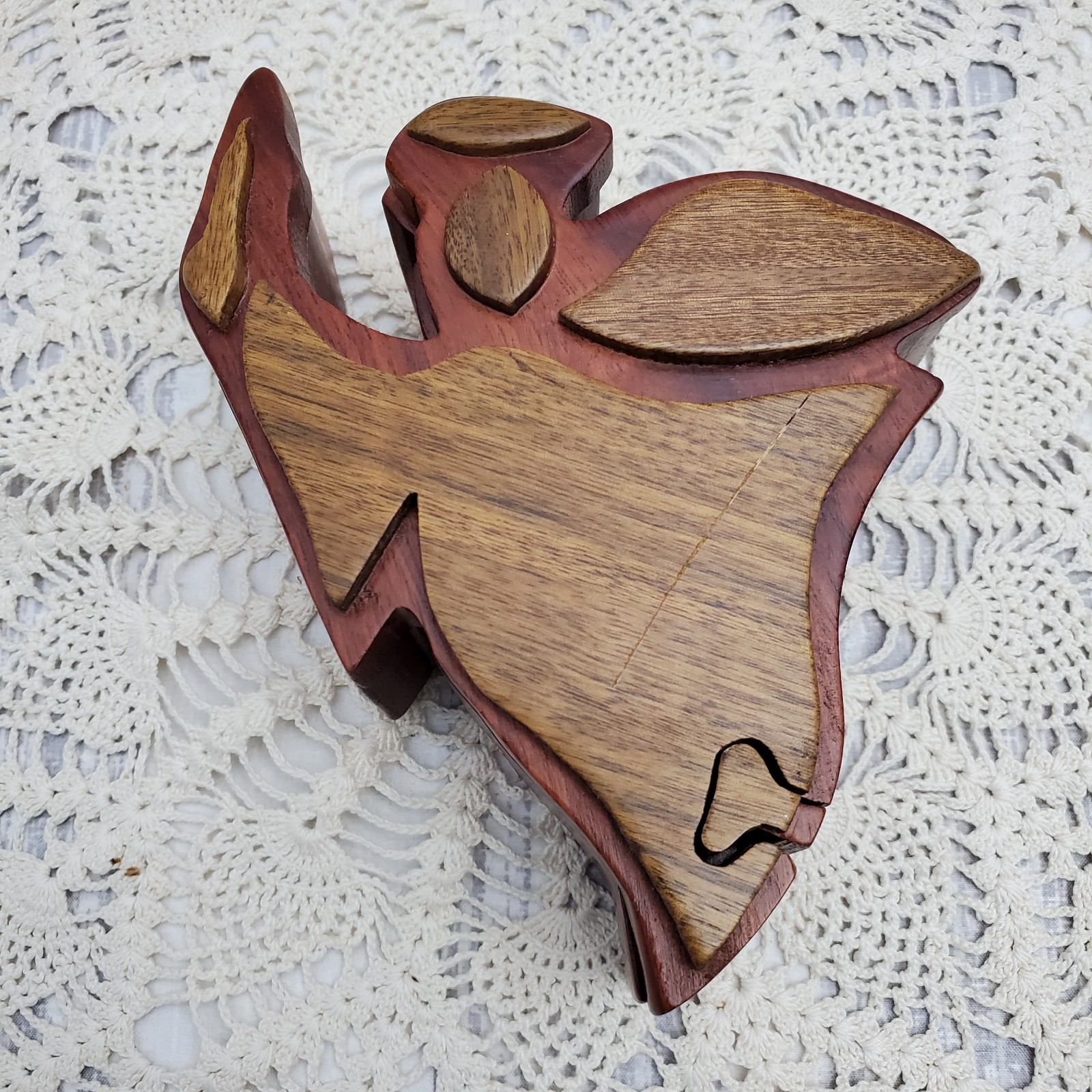 Wooden Angel Puzzle Gift Box