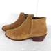 Thursday Boot Co Women's US6,5M Brown Leather Suede Side Zip Ankle Boots Booties
