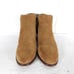 Thursday Boot Co Women's US6,5M Brown Leather Suede Side Zip Ankle Boots Booties