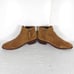Thursday Boot Co Women's US6,5M Brown Leather Suede Side Zip Ankle Boots Booties