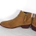 Thursday Boot Co Women's US6,5M Brown Leather Suede Side Zip Ankle Boots Booties