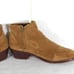 Thursday Boot Co Women's US6,5M Brown Leather Suede Side Zip Ankle Boots Booties