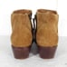 Thursday Boot Co Women's US6,5M Brown Leather Suede Side Zip Ankle Boots Booties