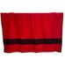 Vintage Von Pok & Chang Red Black Stripe Decorative Wool Blanket