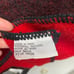 Vintage Von Pok & Chang Red Black Stripe Decorative Wool Blanket