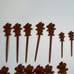 Trader Vic's Menehunes Swizzle Stick Tiki Bar Drink Stirrer Lot Of 13 Vintage