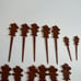 Trader Vic's Menehunes Swizzle Stick Tiki Bar Drink Stirrer Lot Of 13 Vintage