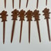 Trader Vic's Menehunes Swizzle Stick Tiki Bar Drink Stirrer Lot Of 13 Vintage