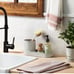 Set | Green Stripe Kitchen Towels, Dish Cloth Set & Dish Brush - Hearth & Hand