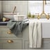 Set | Green Stripe Kitchen Towels, Dish Cloth Set & Dish Brush - Hearth & Hand