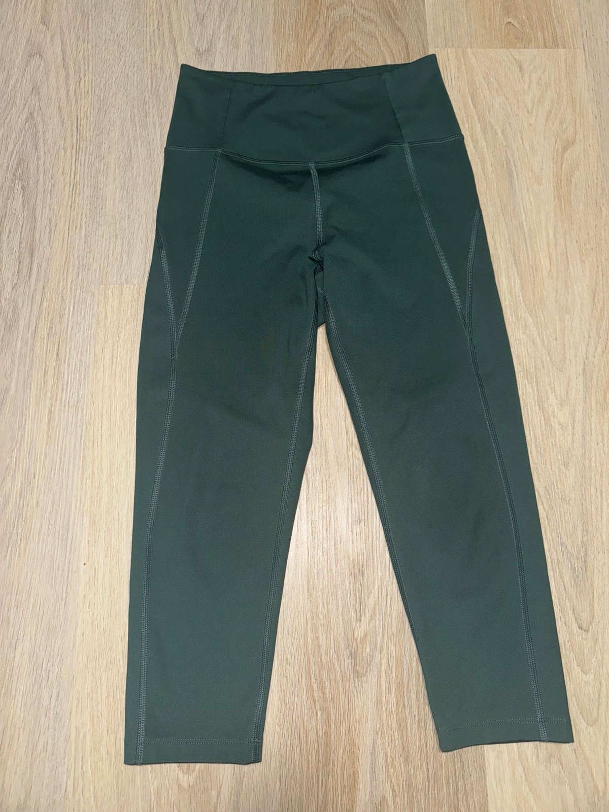 Girlfriend Collective Green Leggings - Size Small