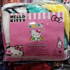 HELLO KITTY SWEET SANRIO RASCHEL BLANKET SOFT Twin Size