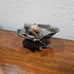 Late 1800's French Art Nouveau Cast Metal Nymph on Poppies Figural Sculpture