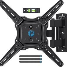 Full Motion TV Wall Mount for 26-60 Inch Flat or Curved Tvs up to 77 Lbs,