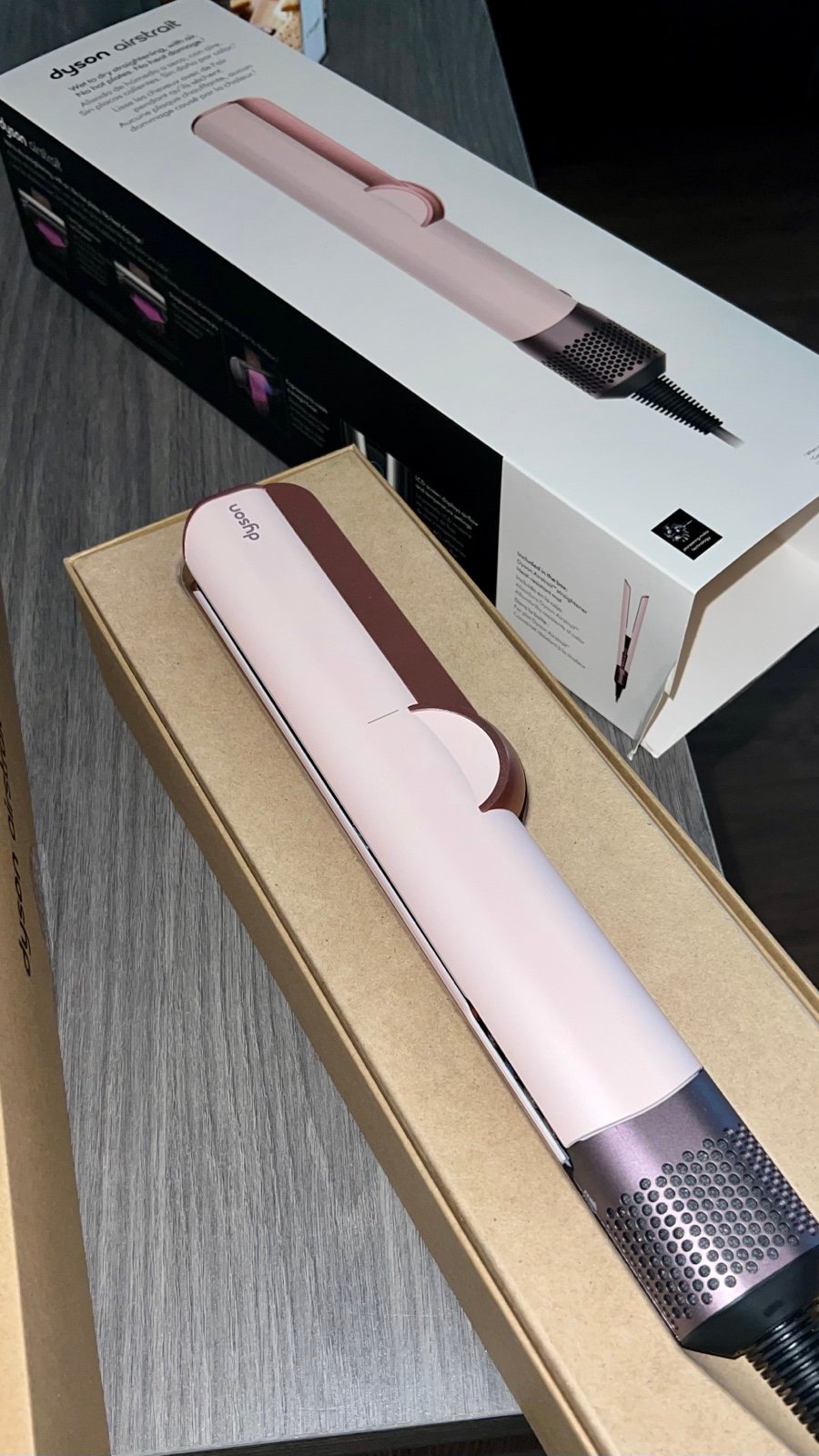 PINK Dyson Airstrait