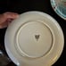 4 dinner plates / IKEA SWEDEN Scandavian Bullra 15199 turquoise blue red flower