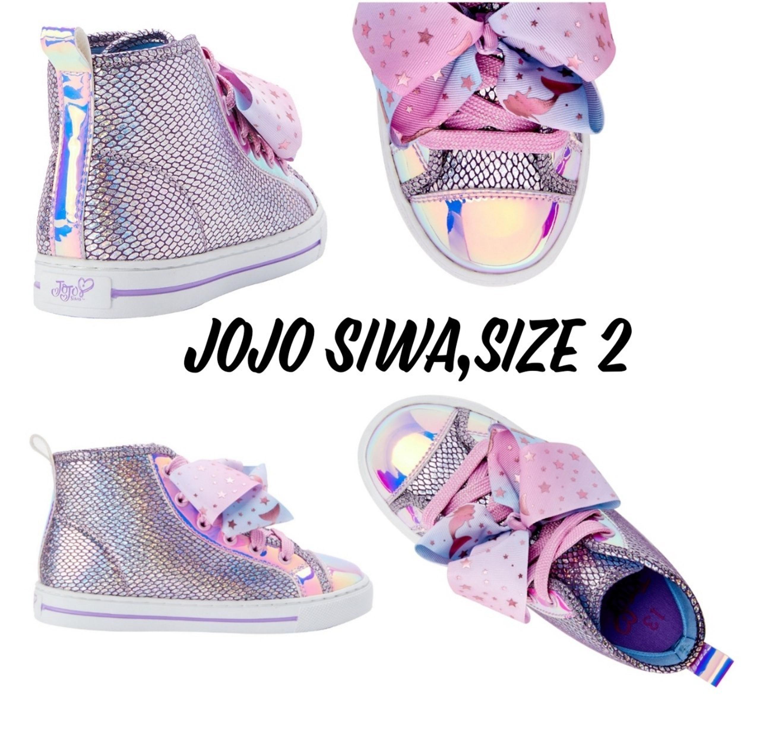 Jojo Siwa Mermaid Bow Scales High-Top Sneaker