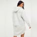 We The Free Okinawa Denim Duster. Size Large. Blue & white stripes. Grey jersey.