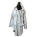 We The Free Okinawa Denim Duster. Size Large. Blue & white stripes. Grey jersey.