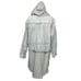 We The Free Okinawa Denim Duster. Size Large. Blue & white stripes. Grey jersey.